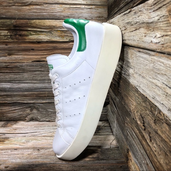 Adidas Stan Smith Original White Green Sneakers - Picture 5 of 8